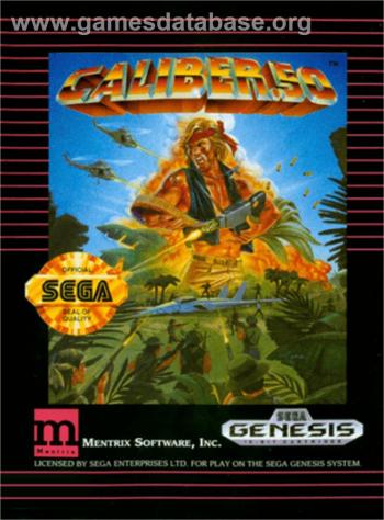 Cover Caliber Fifty for Genesis - Mega Drive